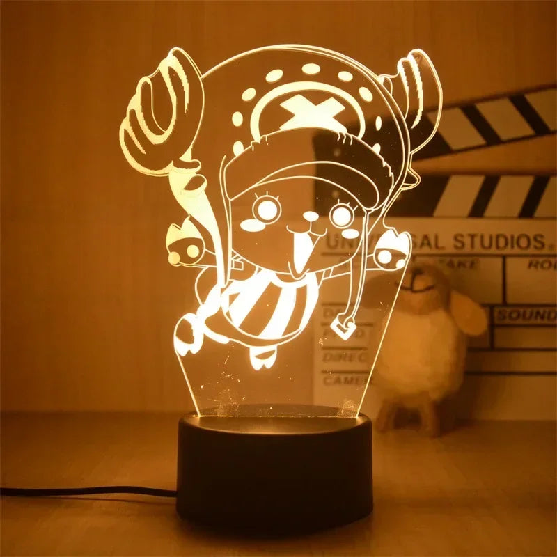Lámpara LED 3D Anime