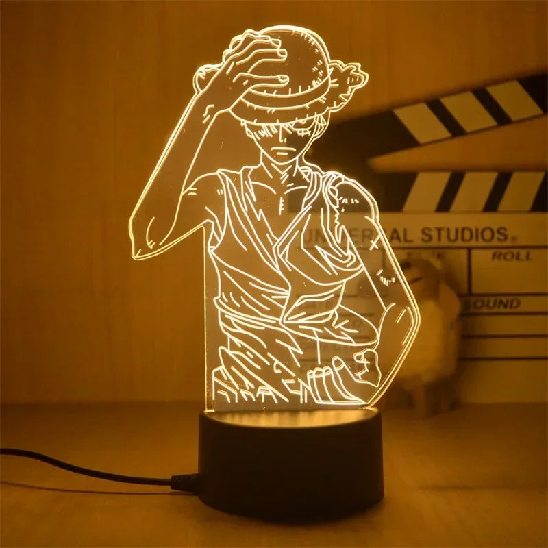 Lámpara LED 3D Anime