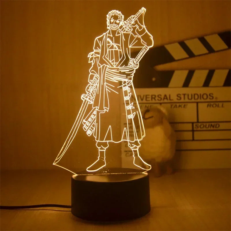 Lámpara LED 3D Anime