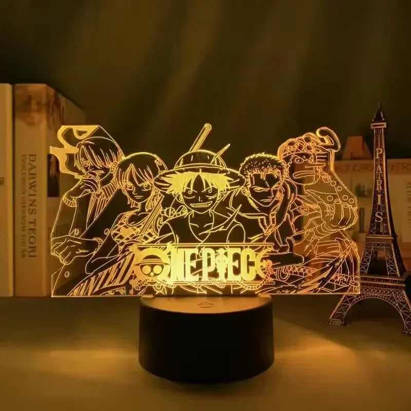 Lámpara LED 3D Anime