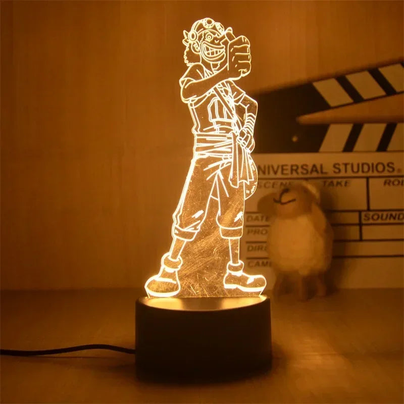 Lámpara LED 3D Anime